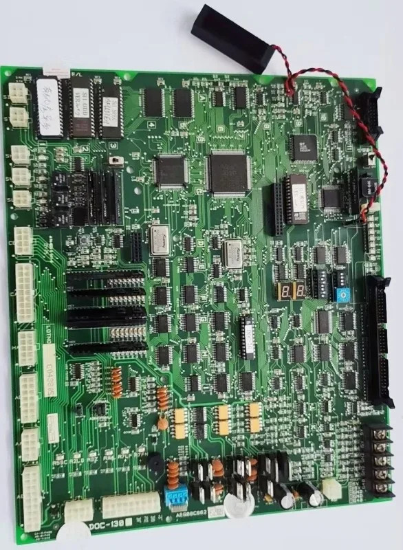 DOC-130 AEG08C862 Elevator PCB Board - Parallel Elevator Control Board Asynchronous Computer Room Size L320mm X W280mm