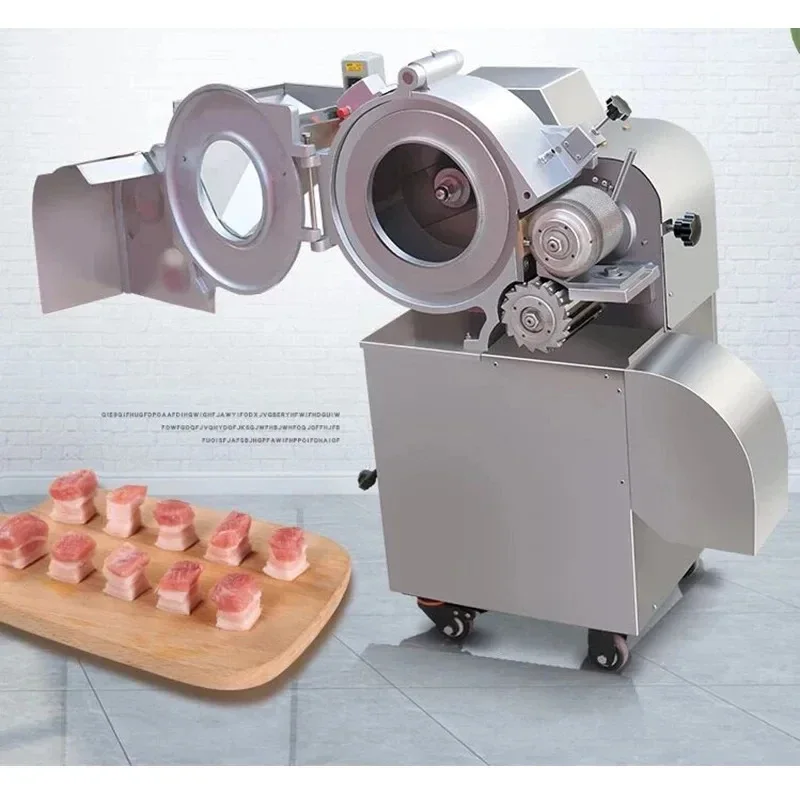 Multi Function Automatic Vegetable Fruit Dicing Potato Onion Mushroom Pitaya Cube Cutting Machine