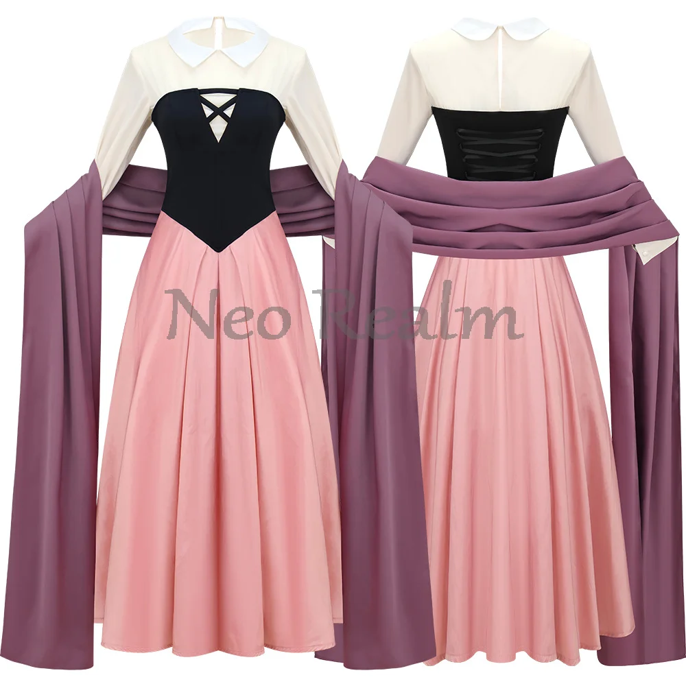 

Hot Sale Anime Princess Cosplay Costume Set, Carnival Halloween Castle Party Stage Performance Dress