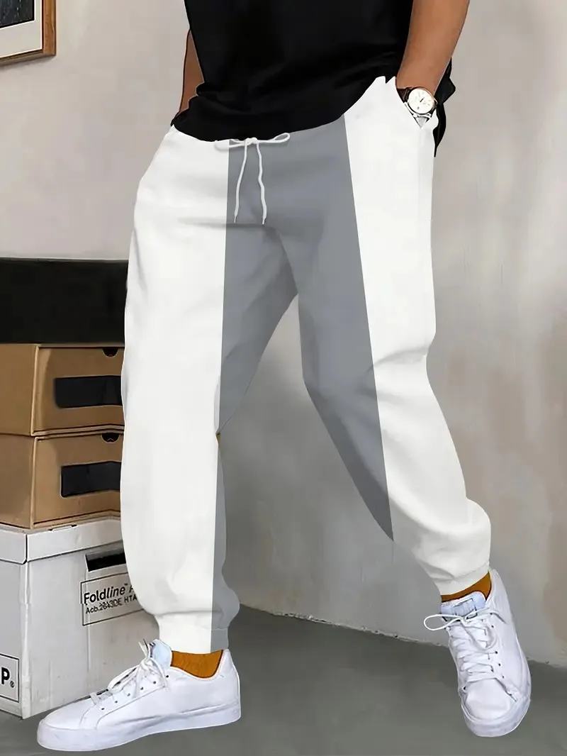 

The new men's trousers for Spring and Autumn 2025 are casual simple comfortable and soft street men's trousers