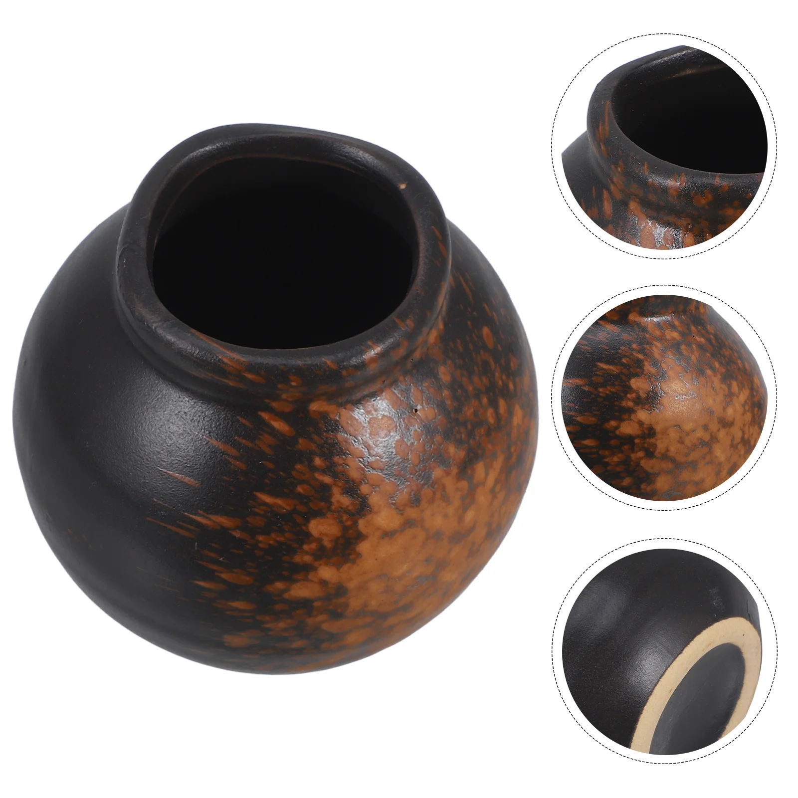 

1Pcs Ceramic Toothpick Holder Japanese Style Dustproof Storage Pot Assorted Decor Table Adornment Toothpick Holder