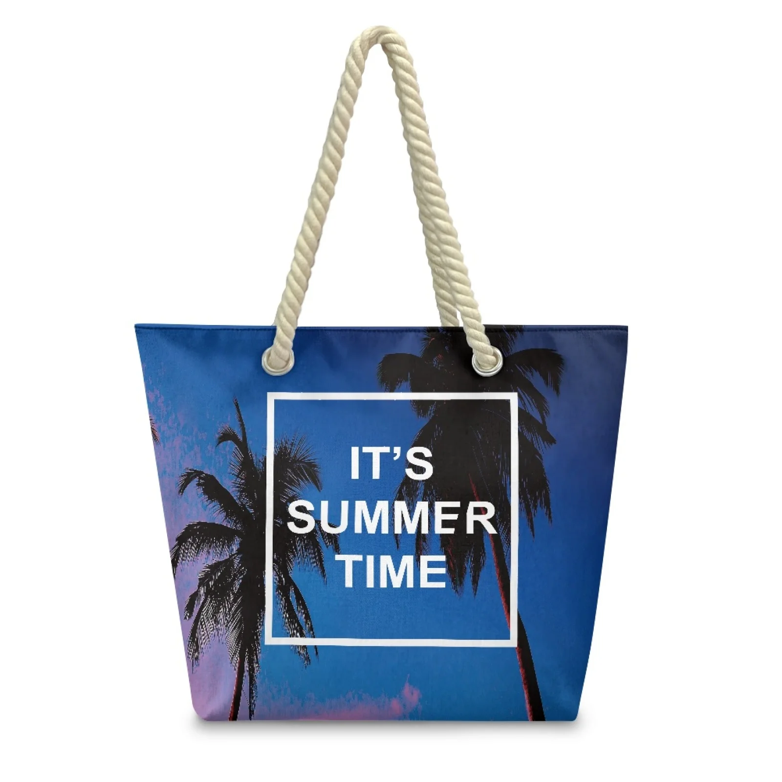 

HYCOOL женская сумка через плечо, повседневная парусиновая женская сумка через плечо с принтом, сумка в пляжном стиле