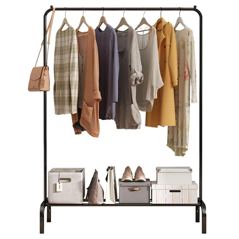 

Rack for cool clothes Single pole drying rack Bedroom hanging washing rack