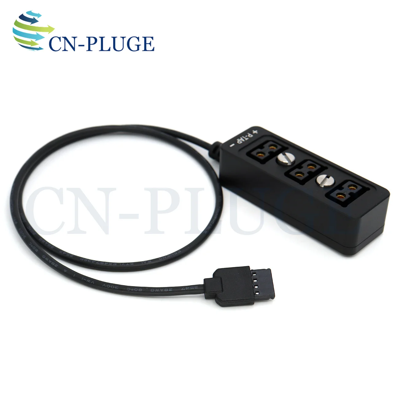 DJI Ronin-S Power Supply CAN to Camera D-TAP/P-TAP Power Distributor With a Red, Black, and Blue Color Scheme