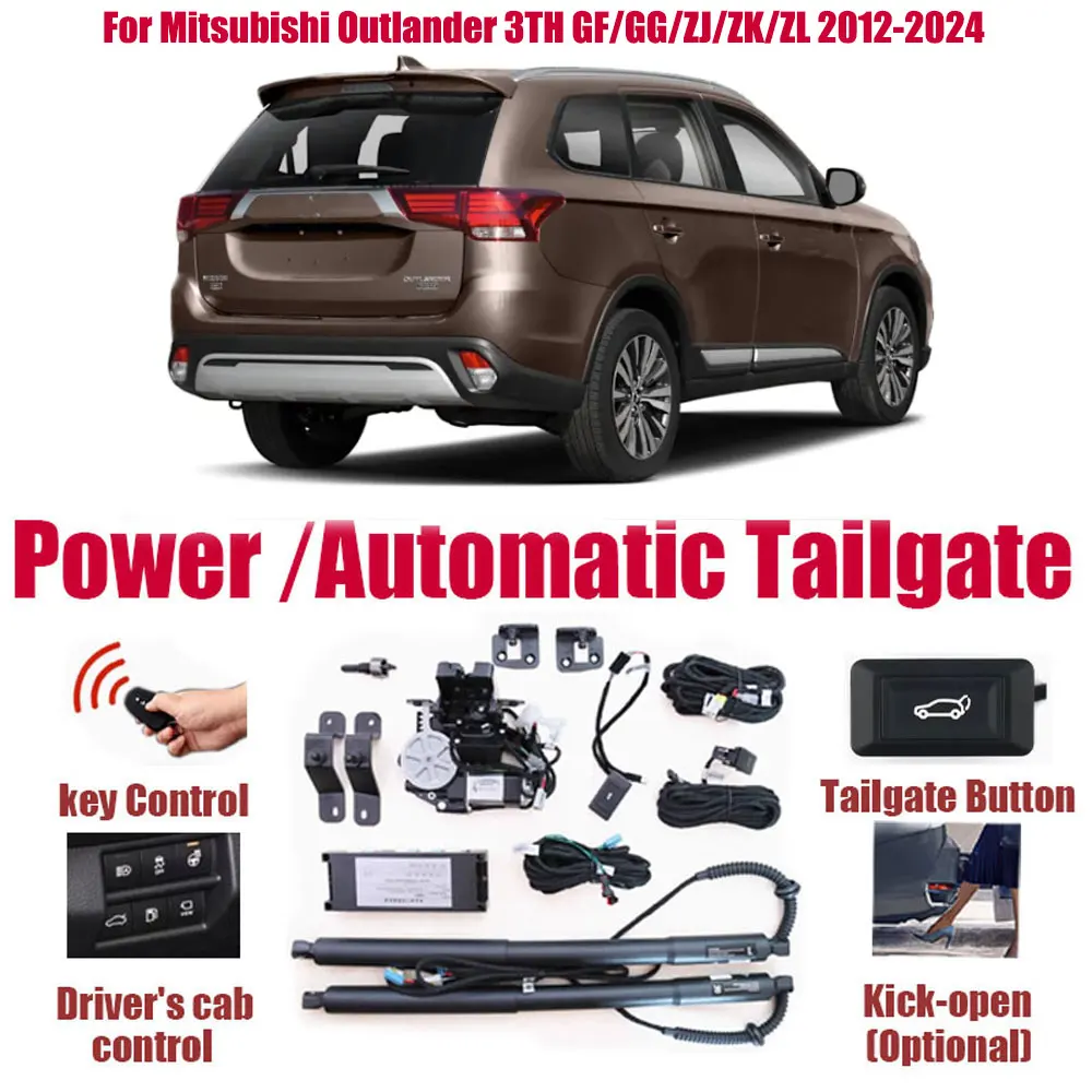 For Mitsubishi Outlander 3TH GF/GG/ZJ/ZK/ZL 2012-2024 Car Automatic Lifting kit Opening Trunk Electric Lift Tailgate