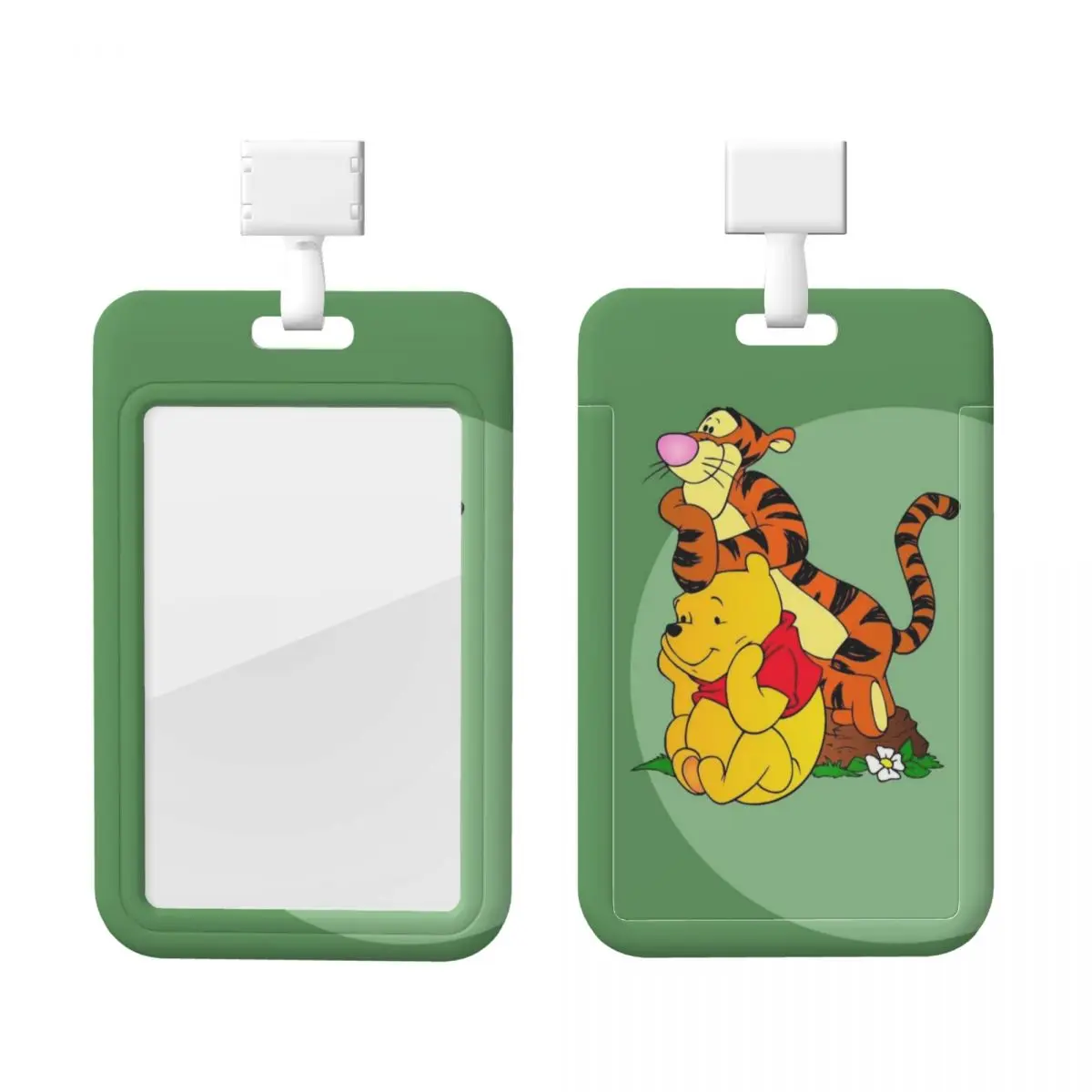 

Custom My Friends Tigger Pooh Credit Card Holders Neck Strap Lanyard ID Badge Card Holder For Hospitals Nurse Card Holder