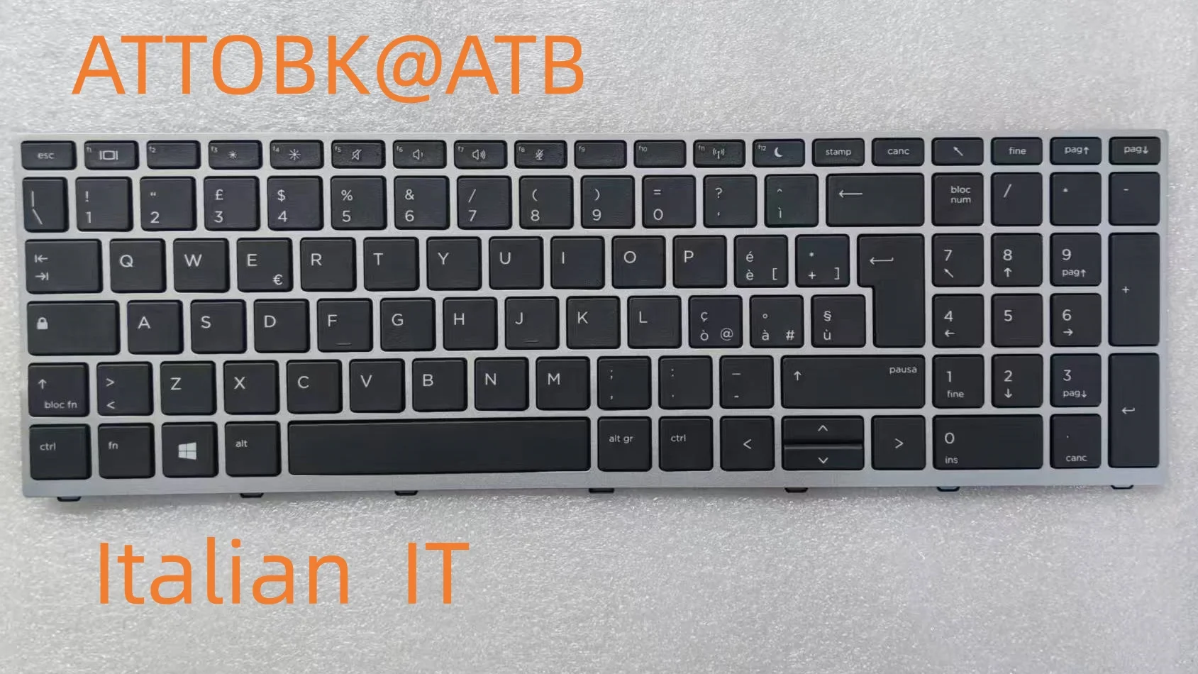 Original US /RU/CF/IT/SP/LA/CZ/BE/CZ/UK Laptop Keyboard For HP ProBook 450G5/455G5/470G5/L00739-001/L09593-001/L01027-001 5