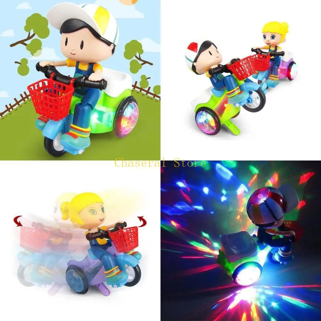 

E7CE Электрические трибожьи игрушки 360 градусов вращающихся каскадец.