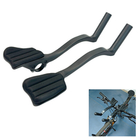 1 Pair Rest Handlebars Carbon Fiber TT Bikes Rest Handlebars 31.8MM Degree 40 360/380MM TT Extender Bicycle Handlebar Parts