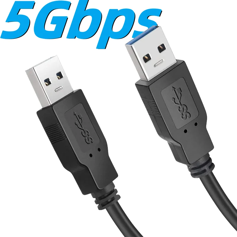 USB 3.0 A to A SuperSpeed 5Gbps Data Transfer Cable for Computer Hard Drive Enclosures Printers Modems Cameras Laptop Cooler