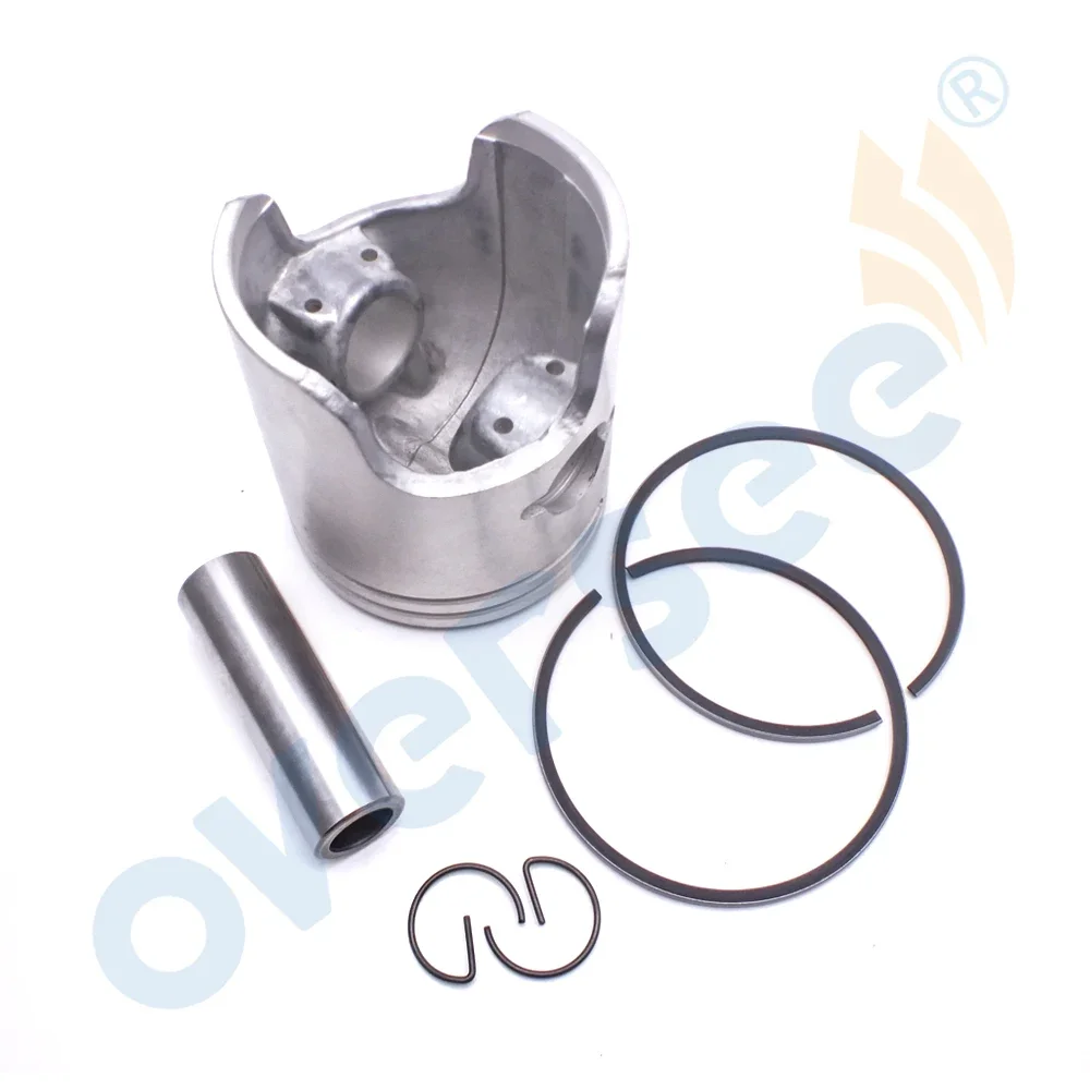 6H4-11631-09 3Cyl Piston Kit Std With Rings  Replace for Yamaha Outboard Engine 40HP 50HP 6H4-11631 67mm