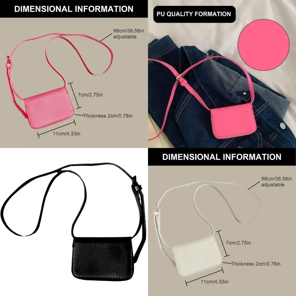 

PU Leather Bag for Women Korean Shoulder Bag Small Crossbody Bag
