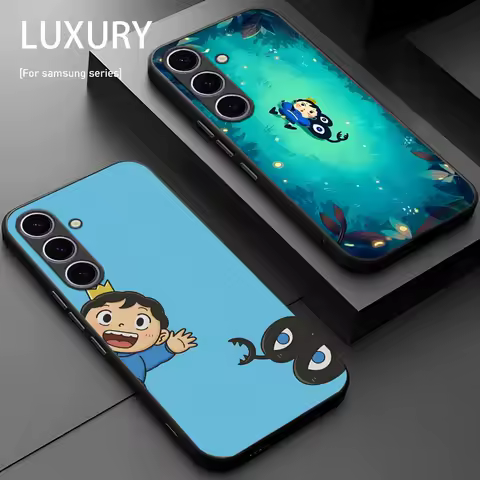Bojji Ranking of Kings Anime Phone Case For Samsung Galaxy S25 S24 S23 S22 S21 S20 Plus Ultra Note20 Soft Black