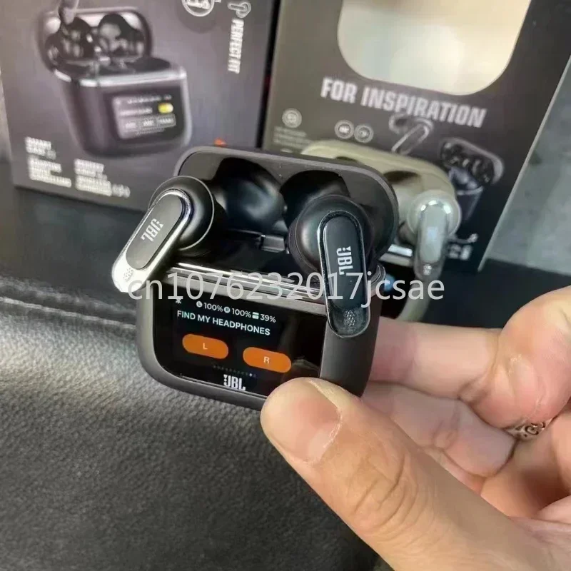 Fones de Ouvido Bluetooth Sem Fio JBL Tour PRO 2 Originais, Fones de Ouvido Estéreo Esportivos com Tela LCD Inteligente, Versão HK