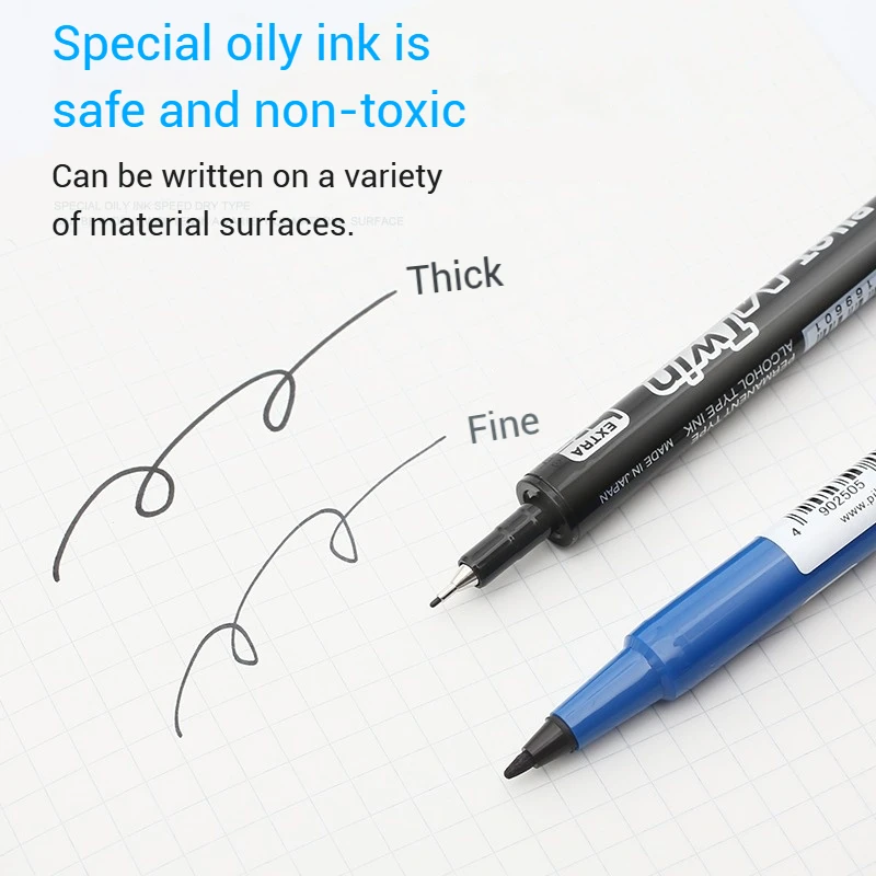 

Pilot SCA-TM Oil-Based Permanent Marker Pen,2in1 Dual-Tip Fine & Bold,Quick-Drying Ink for Journaling,Scrapbooking & DIY Crafts