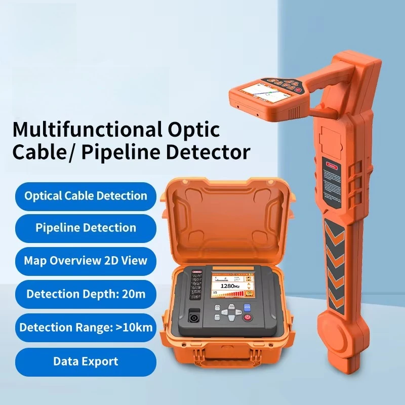 Underground Cable Locator High Precision HY-8500A Cable Finder Tracer Path Depth Detector Wire and Cable Direction Locator