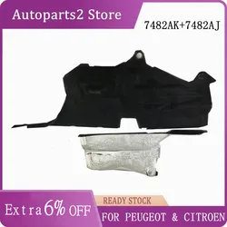 9676192980 9676193080 7482AK 7482AJ 7482CX 7482CW for Peugeot 308 408 T73 RCZ Citroen C4 B7 engine cabin sound insulation cotton