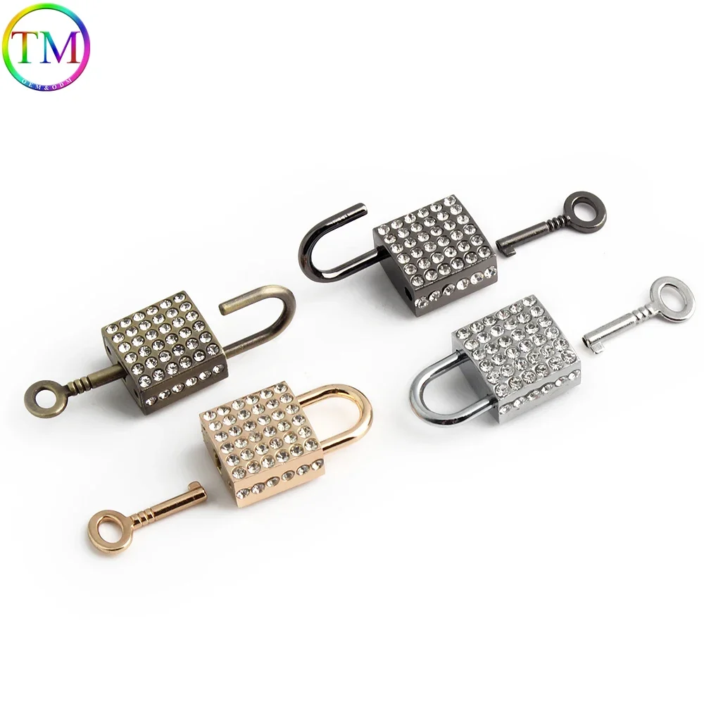 5-20 ชุด 23x37 มม.กุญแจกุญแจสําหรับกระเป๋าถือ Twist เปิด Mortise Latch Clasps เครื่องประดับล็อคโซ่จี้อุปกรณ์เสริม