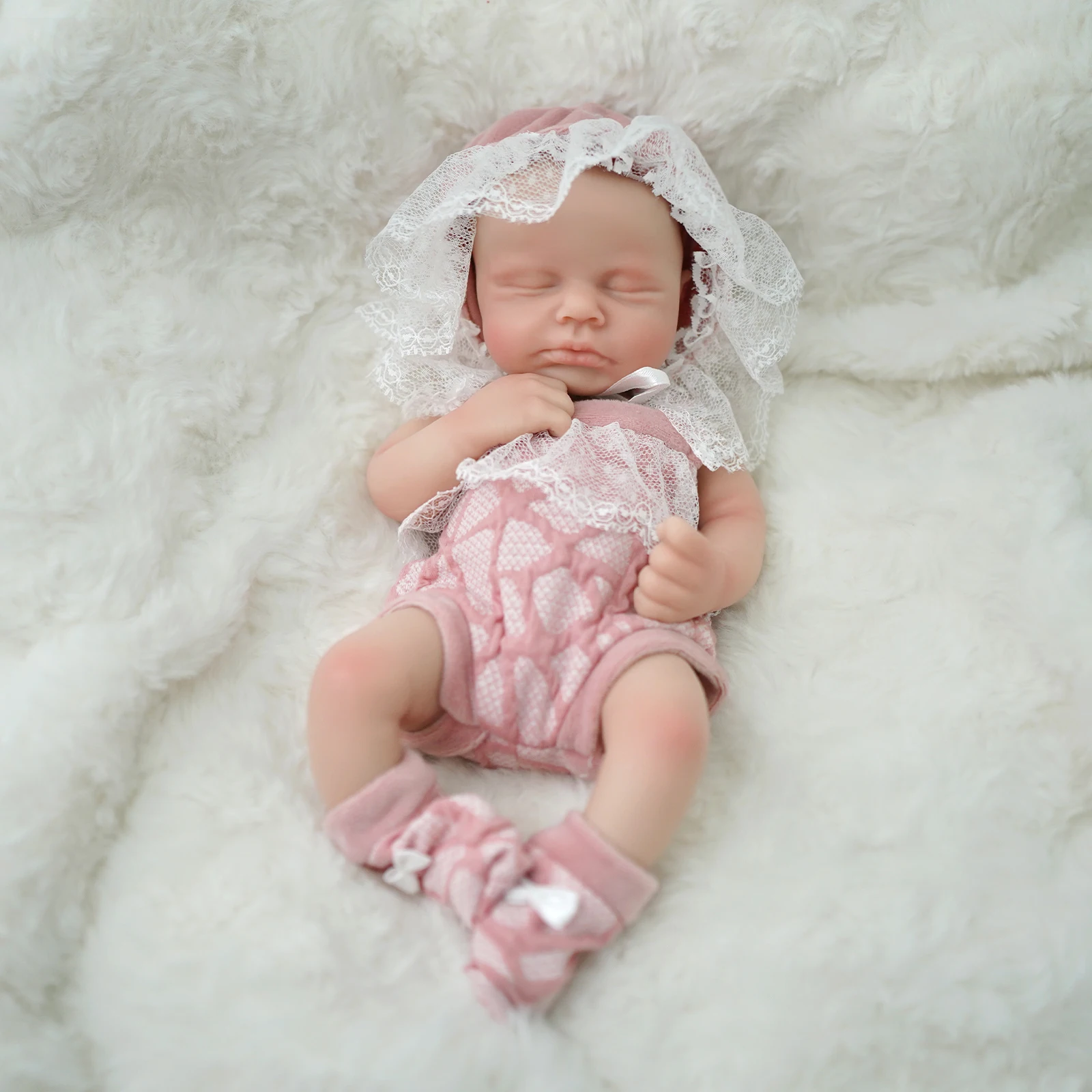 

12-дюймовая (30 см) силиконовая кукла-младенец для недоношенных детей, реалистичная кукла-реборн, антистресс для детей