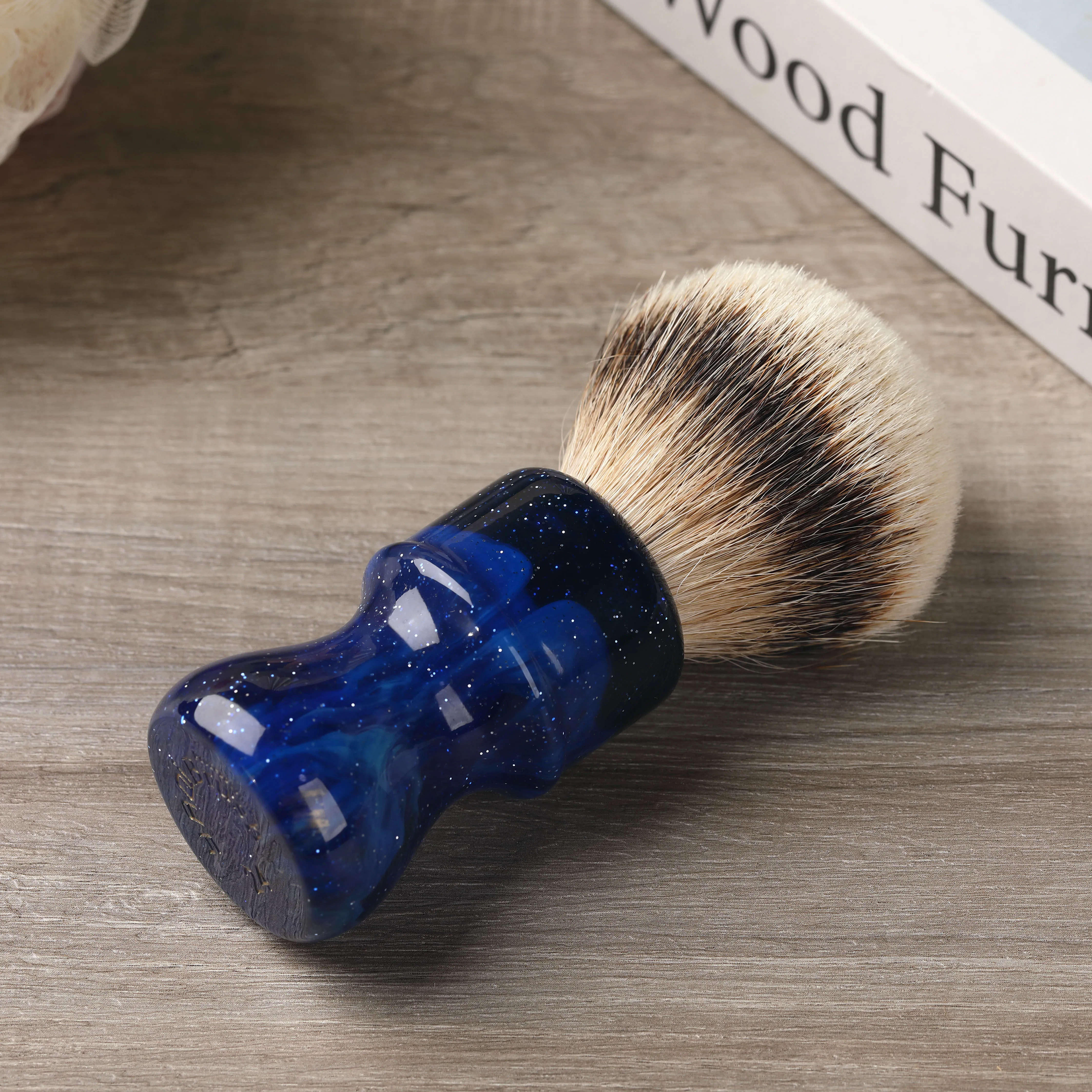 24MM Yaqi Mysterious Space Color Handle Natural hair Knot Men Shaving Brushes