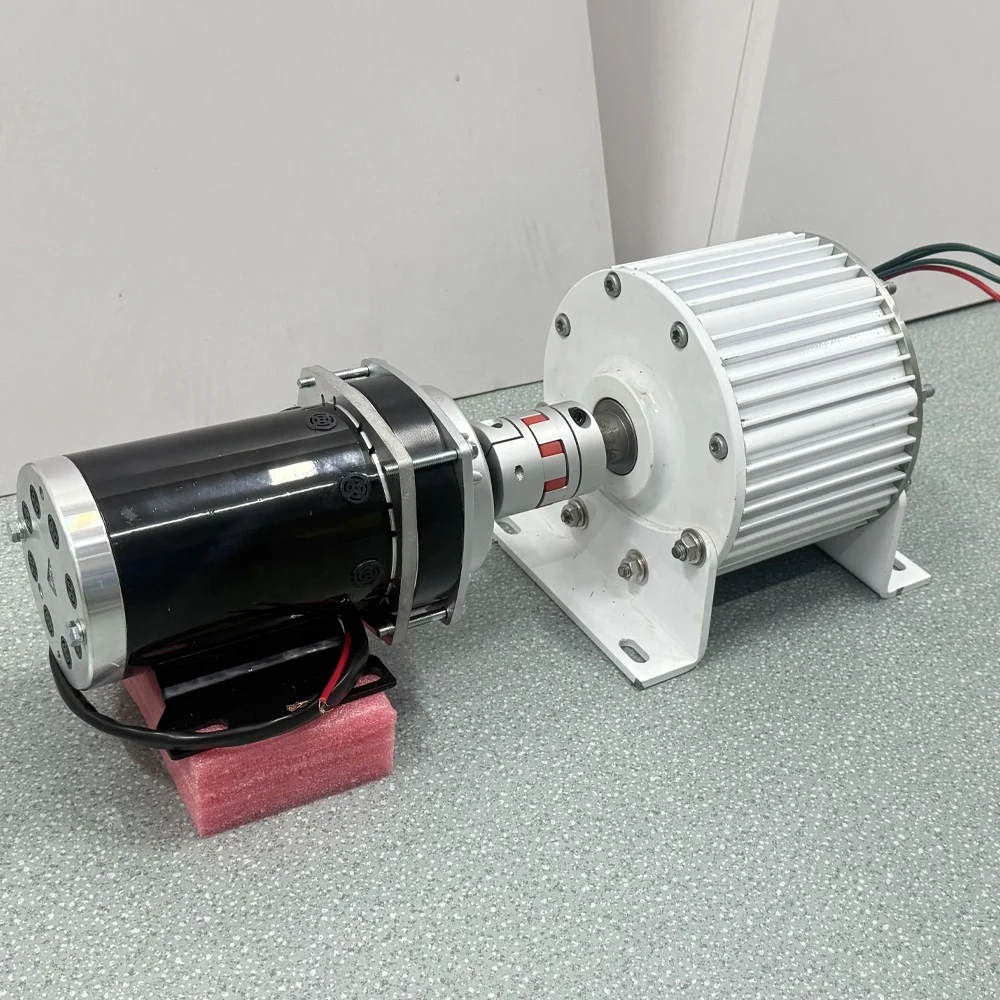 Hot Sale Free Energy 10KW Permanent Magnet Generator 110V 220V 380V 400V 3Phase AC Alternators With Motor System 1kw