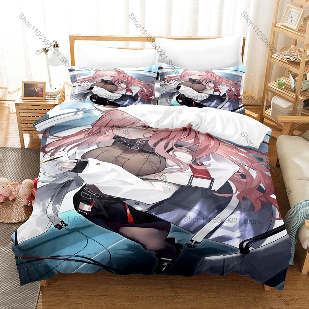 Cool Icon Persicaria Character Graphic Neural Cloud Bedroom Decor Bedding Duvet Cover + 2 Pillowcases Anime Game Fan Room Decor