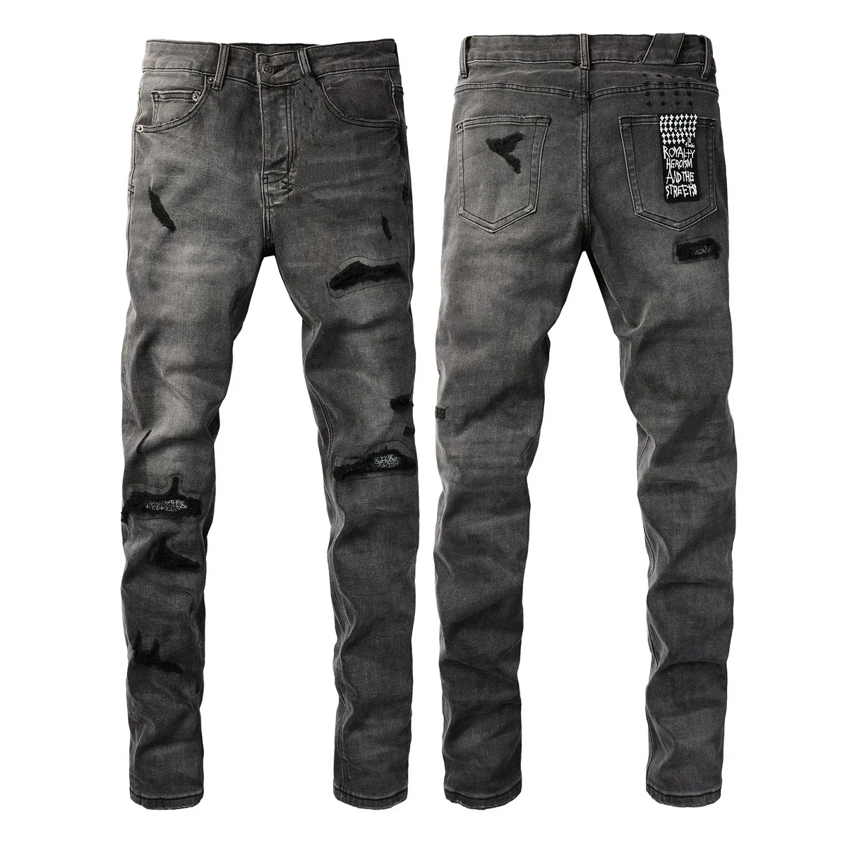 Top Quality New Cross Jeans Men Fashion Trend Stretch Skinny Long-Pants Daily Casual Ripped Straight Leg Pants