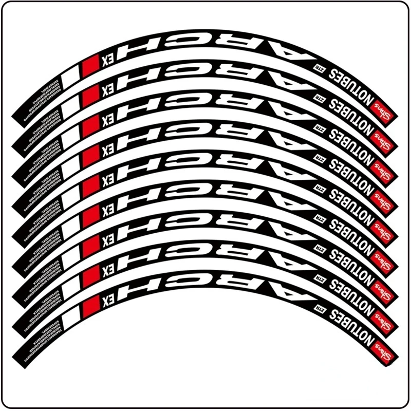 Bike Rim Sticker width 20mm Road Wheel Sets Decal 24\