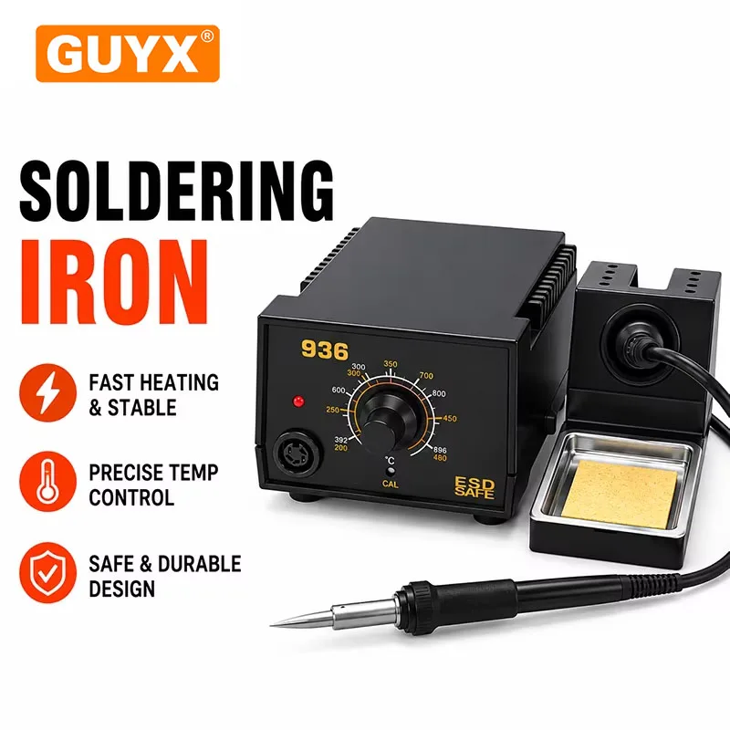 936 Constant Temperature Soldering Station Adjustable Temp Fast Heating Welding Tool Soldering Gun for Electronic Repair DIY