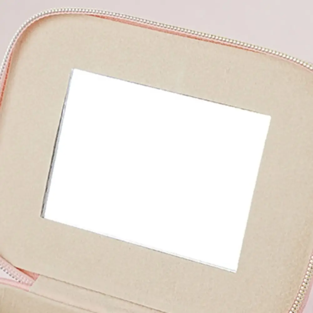 

Cherry Flower Jewelry Packing Bag Rings Necklace Large Capacity Earrings Storage Case Organizer PU Leather Jewelry Display Box