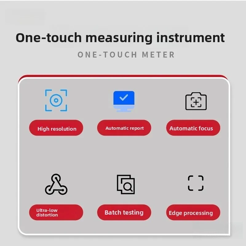 Fully automatic one-button vertical and horizontal integrated flash meter Dimension measurement equipment platform