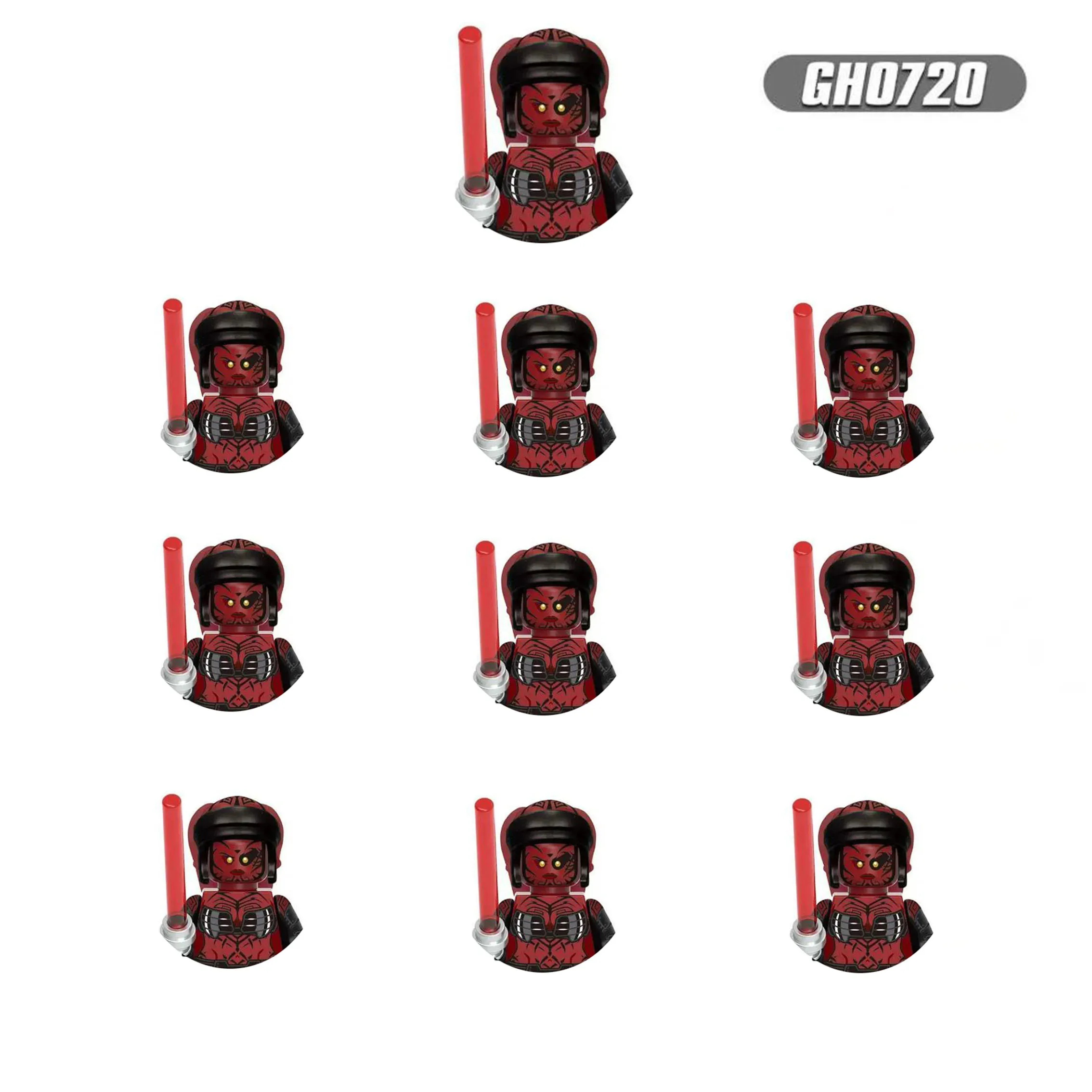 10pcs/set building Blocks Jabba Darth Talon Jaina solo Asajj Ventress mini action toy doll assembly toy Darth jar jar Binks