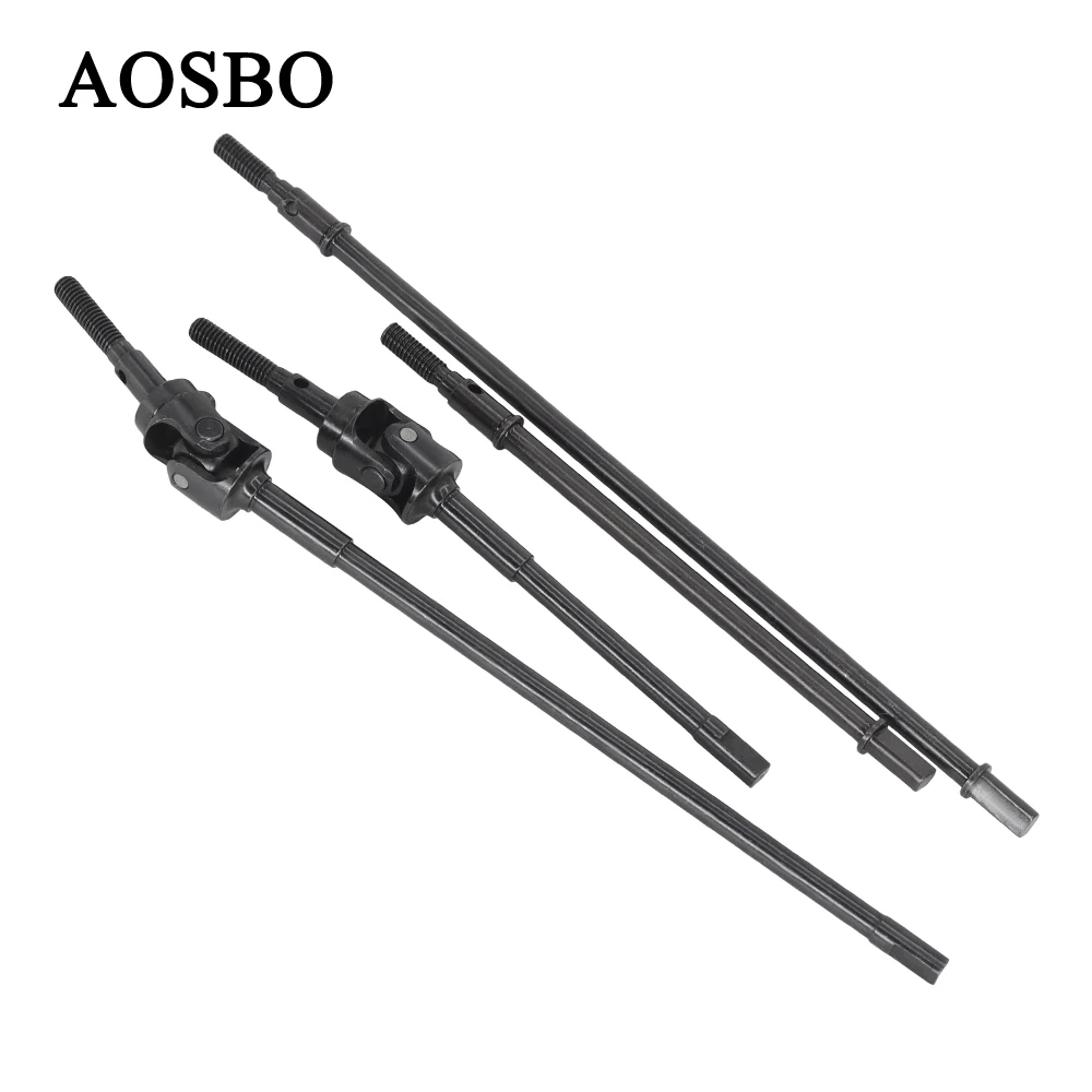 Hard Steel Front & Rear Axle CVD Drive Shafts for Axial Wraith 90018 90048 RR10 1/10 RC Crawler Car Upgrade Parts