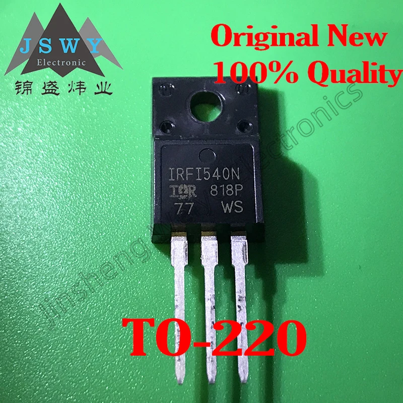 5-50PCS IRF1540N IRFI540N N-Channel Field Effect Transistor TO-220 100% Brand New Original Spot Free Shipping