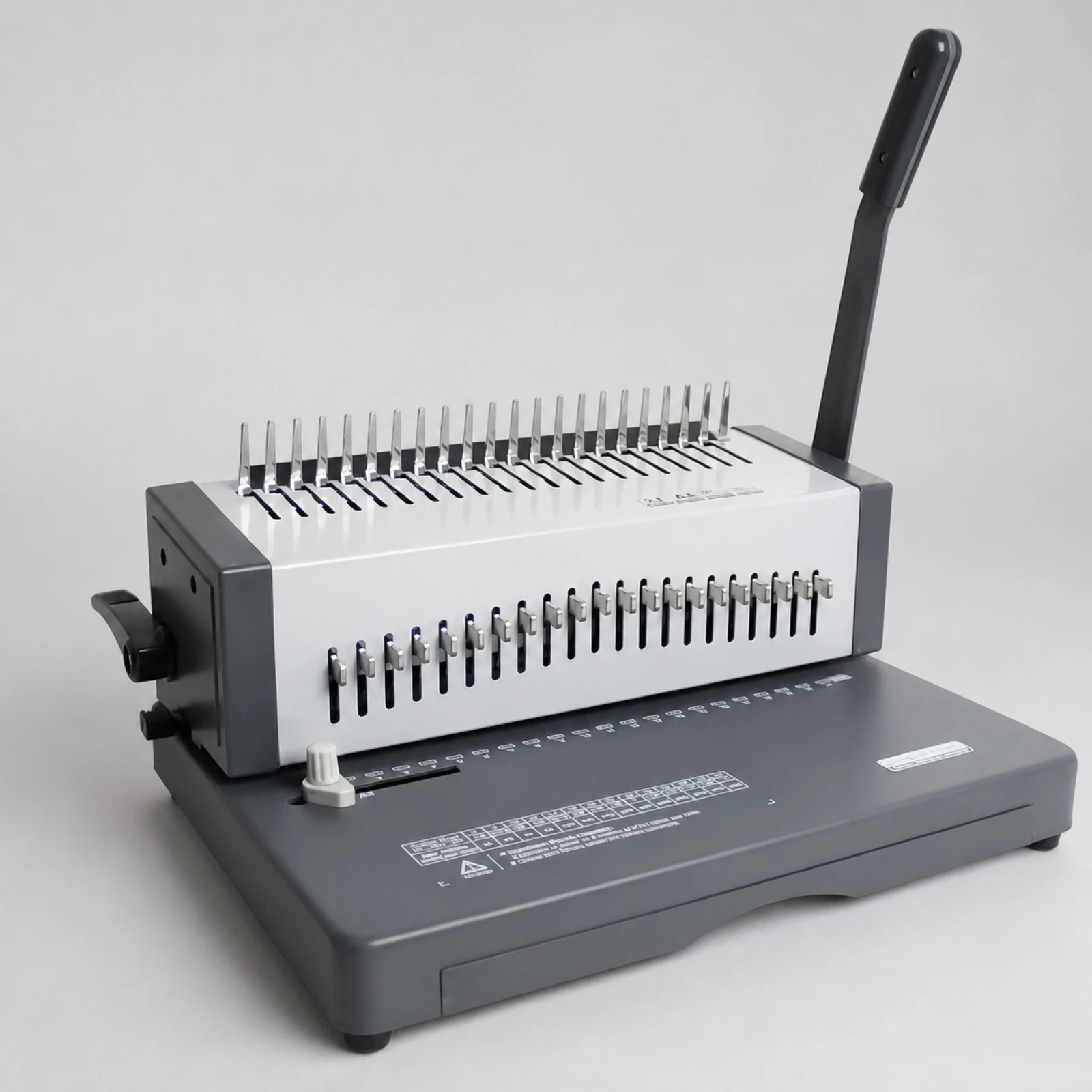 All in One Comb Binder and Punch Machine for Paper with 21 Hole Punching System