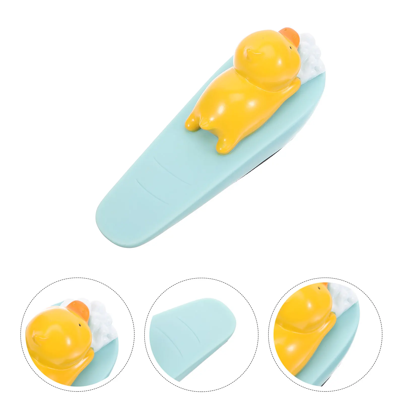 

Adorable Duck Shape Stopper Silent Wedge Kids Safety Mute Door Bottom Stopper Sturdy Vinyl Non-Slip Bedroom Living Room Door