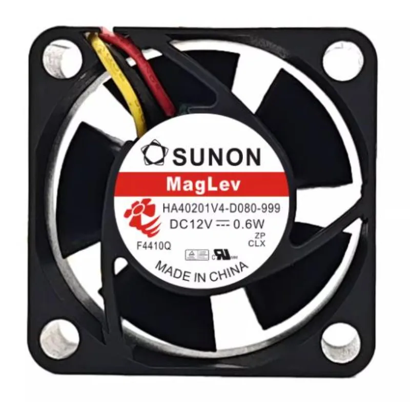 New Cooler Fan for SUNON HA40201V4-D080-999 4020 12V 0.6W 4cm Silent Cooling Fan 40 * 40 * 20mm