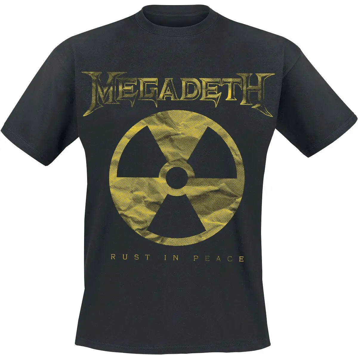 Camiseta Grande con Logo Nuclear de Megadeth para Hombre y Mujer, Estilo Vintage, Gráfico de Banda de Metal Rock, 100% Algodón, Top de Verano para Streetwear