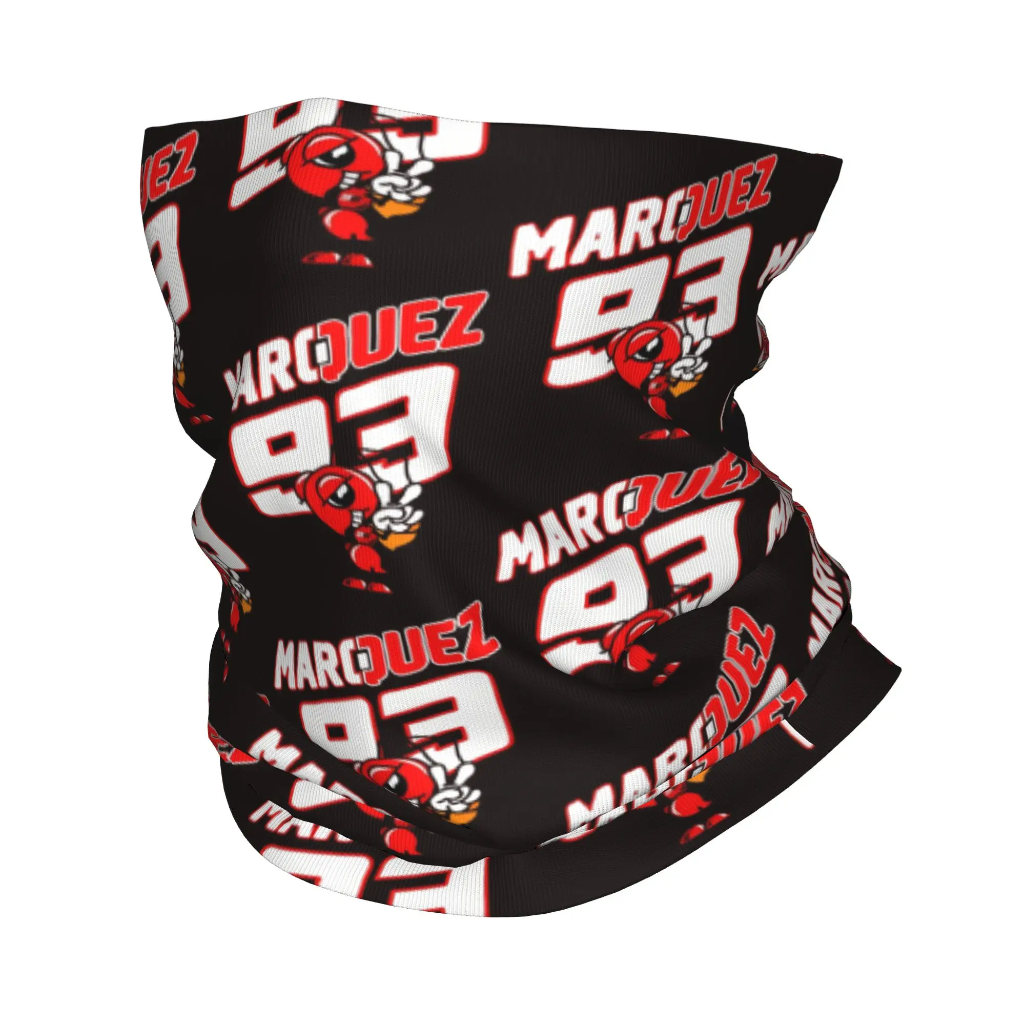 Custom M-Marced Motor 93 Bandana Neck Gaiter UV Protection Face Scarf Cover Men Women Motorcycle Rider Headwear Tube Balaclava