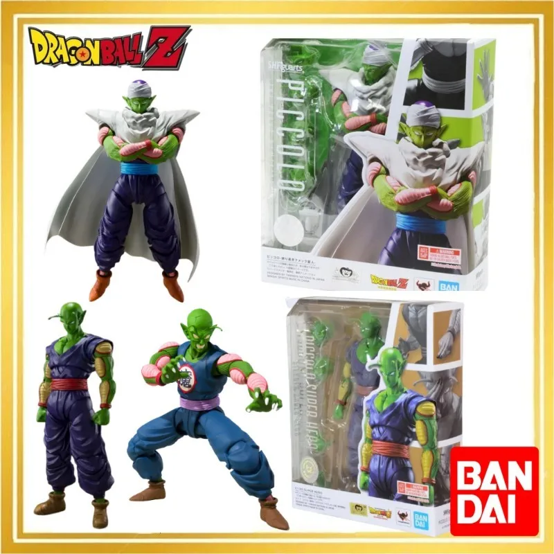 

Bandai Original Shfiguarts Dragon Ball Z Piccolo With Cape Super Hero Action Figure Pvc Anime Figurine Collection Model Toy Gift