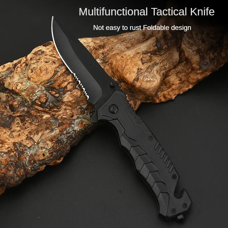 

high hardness stainless steel folding knife outdoor survival self-defense mini pocket knife portable camping barbecue edc knife