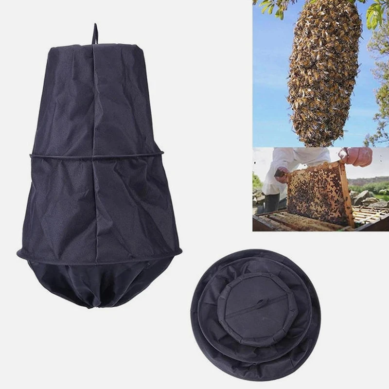 Bee Swarm Catcher Bag Reusable Wild Bee Collecting Thick Cloth Cage Portable Beekeeping Trap Tool Outdoor Beekeeping Supplies