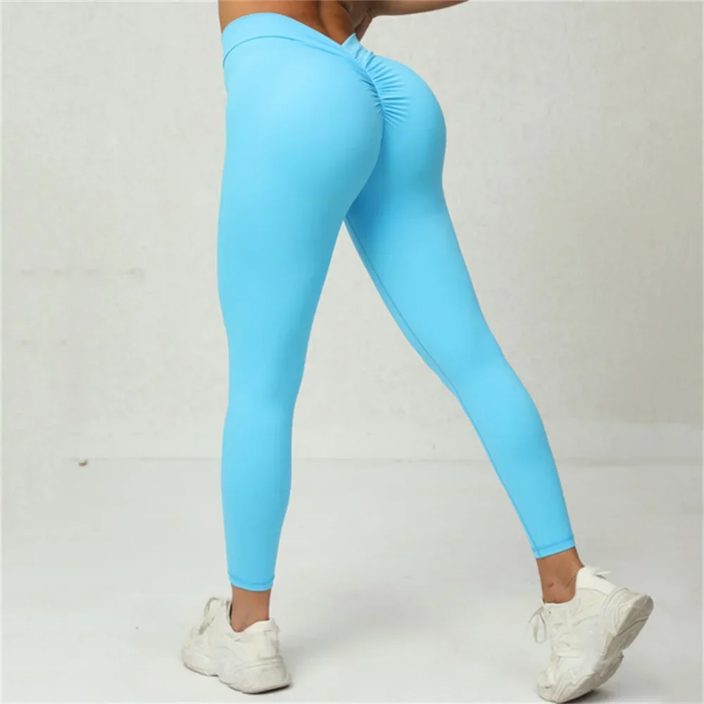 

Back V Energy Leggings Push Up Sports Women's Fitness Running tTraining Yoga Pants Energy Leggings Gym Girls Leggings