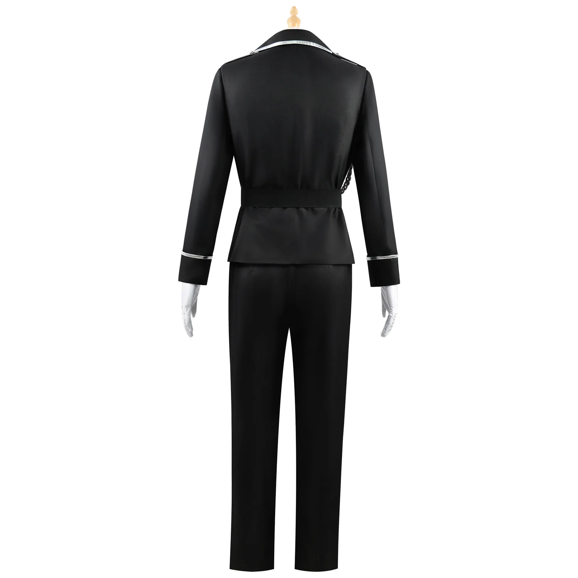 Aki Myojin Cosplay Costume Sweet Punishment Purple Short Hair Anime Suit with Pet Guard Uniform Hat And Whip for Women