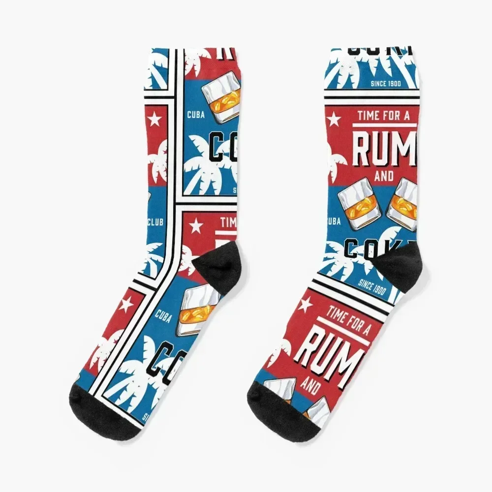 Rum Mix | Rum Drinkers | Cuna | Summertime Bar And Pub Decor Socks cartoon snow basketball Christmas Women Socks Men's