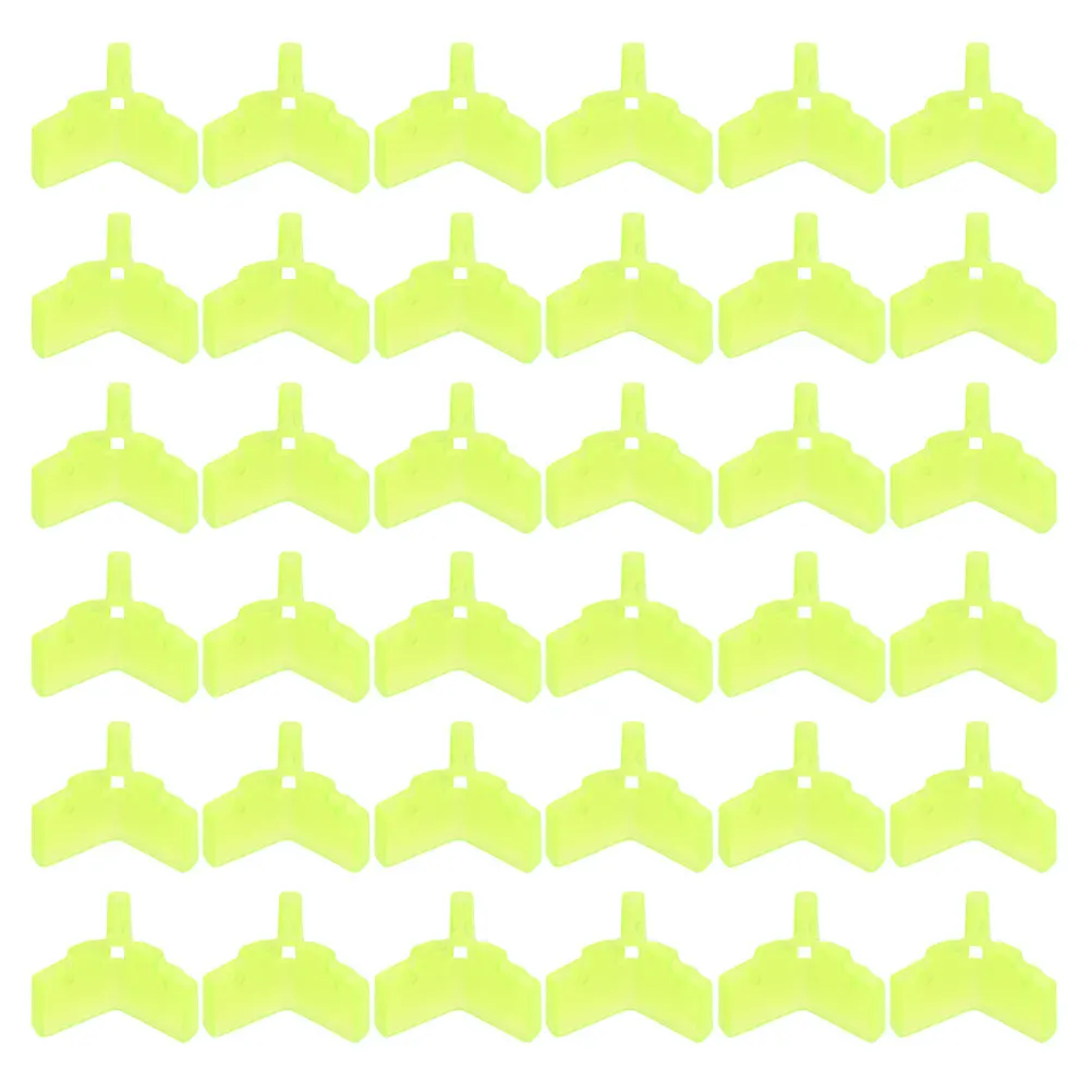 

100 Pcs Triple Hook Cover Fishing Protector Anti Scratch Cap Plastic Bonnet Safety Work Construction Factory Lightweight