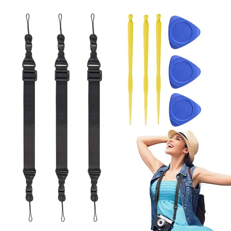Tablet Strap Adjustable Wide Anti-Slip Tablet Strap Multifunctional Ergonomic Camera Binocular Travel Accessories For Hiking
