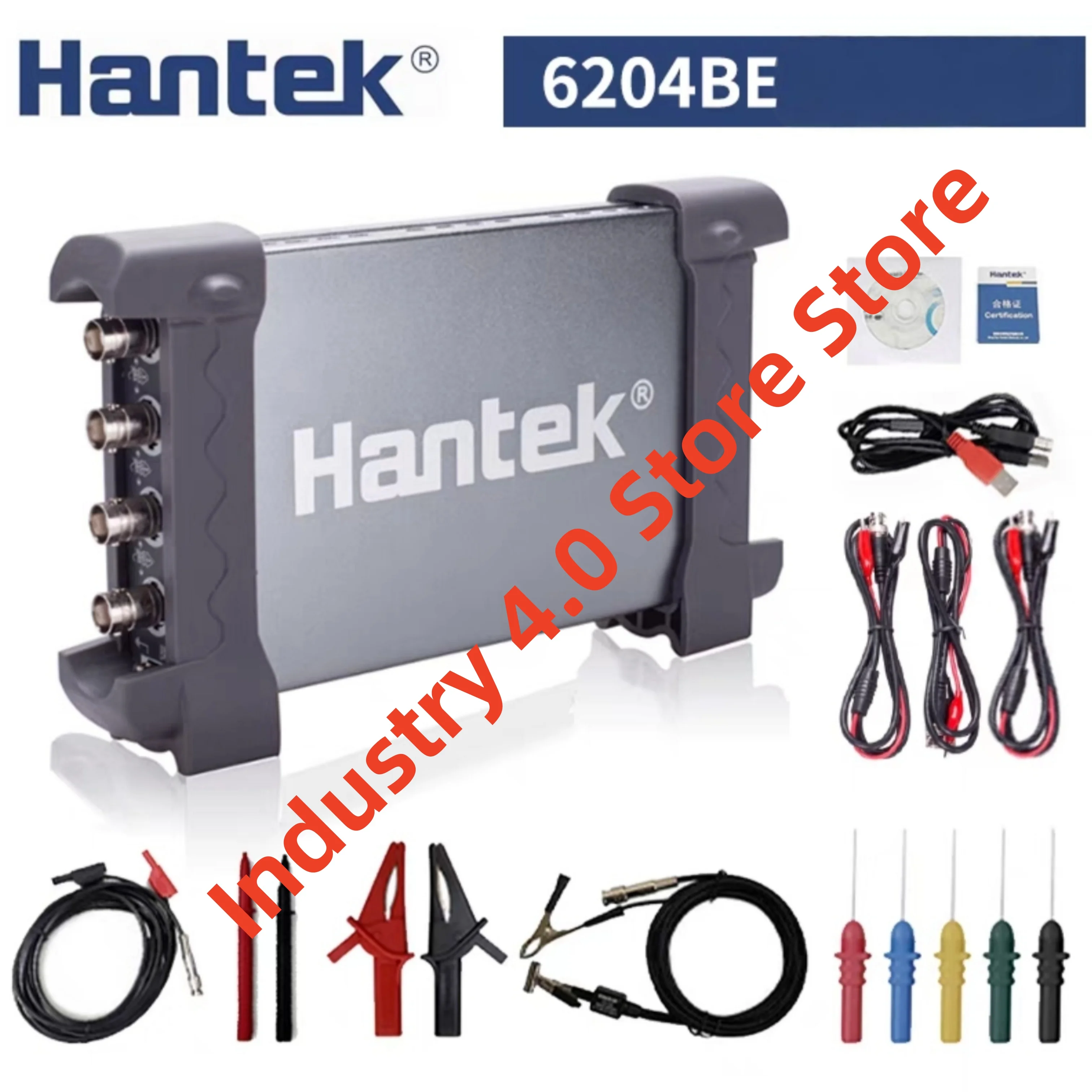 

Hantek 6204BE Four-channel USB virtual oscilloscope new original