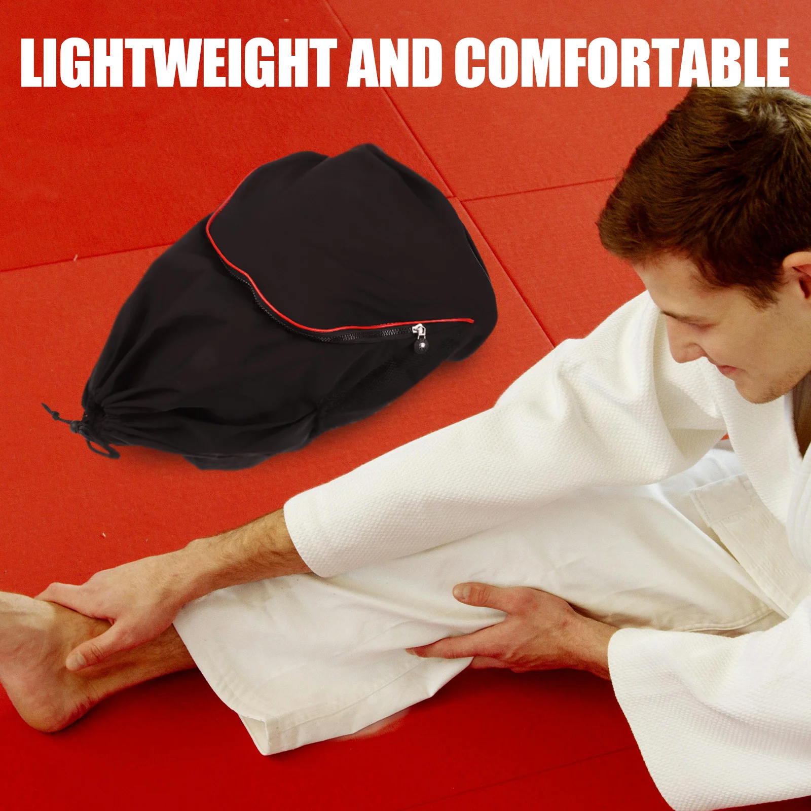 

Drawstring Backpack Taekwondo Gear Bag Sports Storage Pouch Protective Shoulder Bag Men Women Fitness Lightweight Durable Design