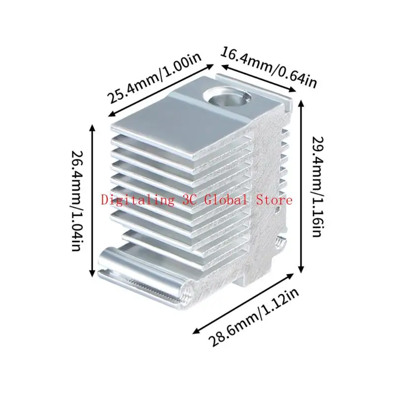 مجموعة التبديد الحراري المتقدم لبثق الطابعة ثلاثية الأبعاد جميع عملية التثبيت المعدنية دون جهد ل K3 #6